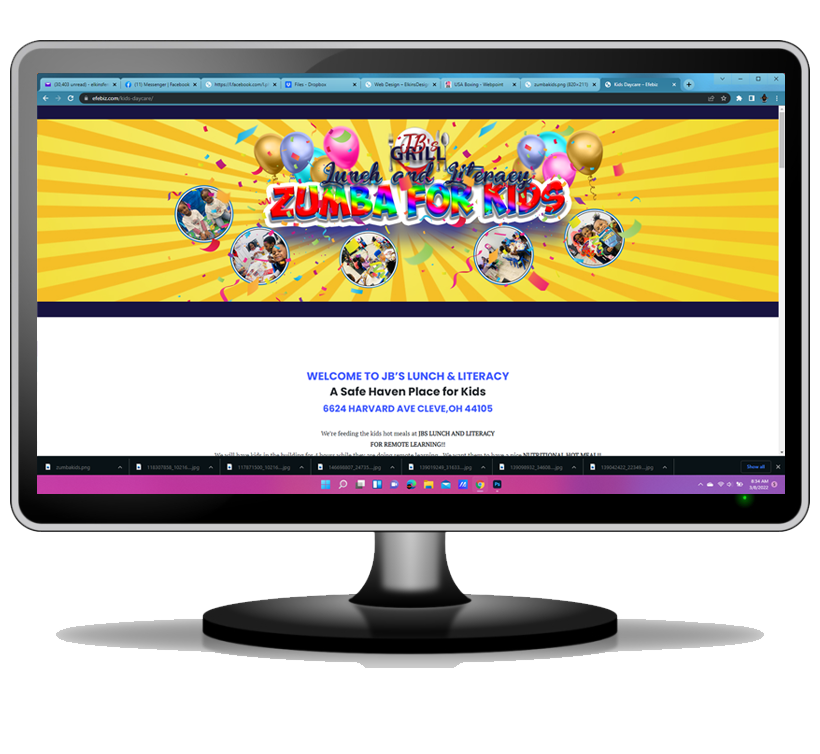 Kids Day Care Web Design Template