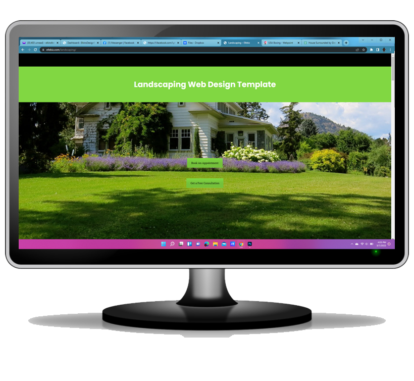 Landscaping Web Design Template