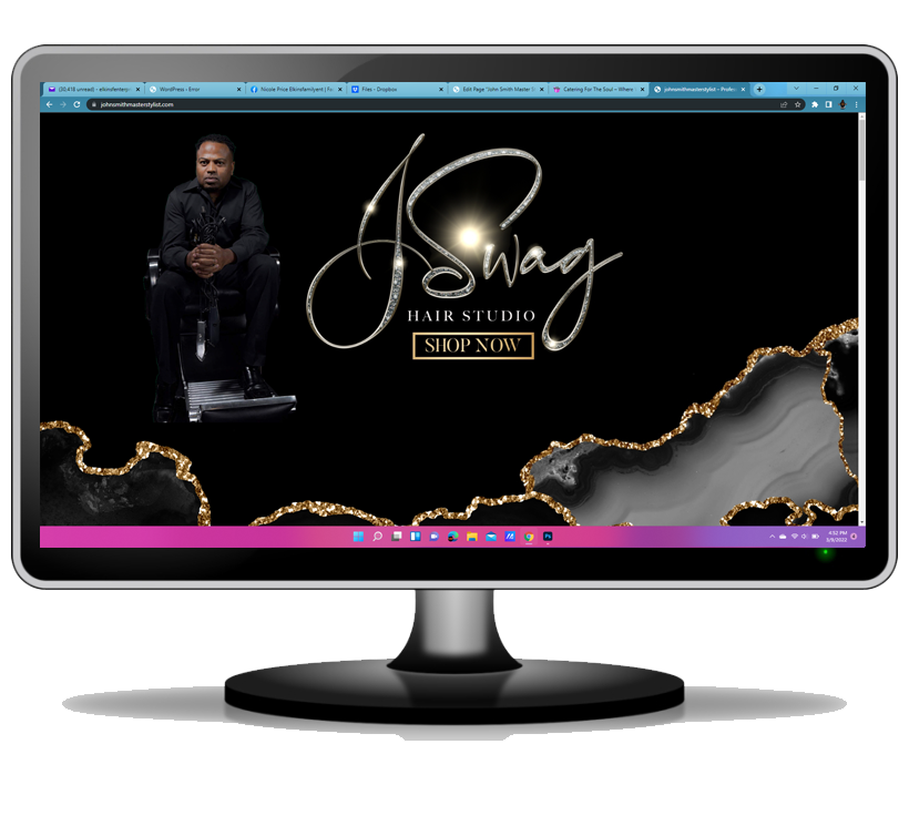 Master Stylist Web Design Template