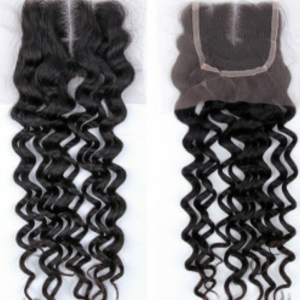 Virgin Remy Lace Closure Island Curl