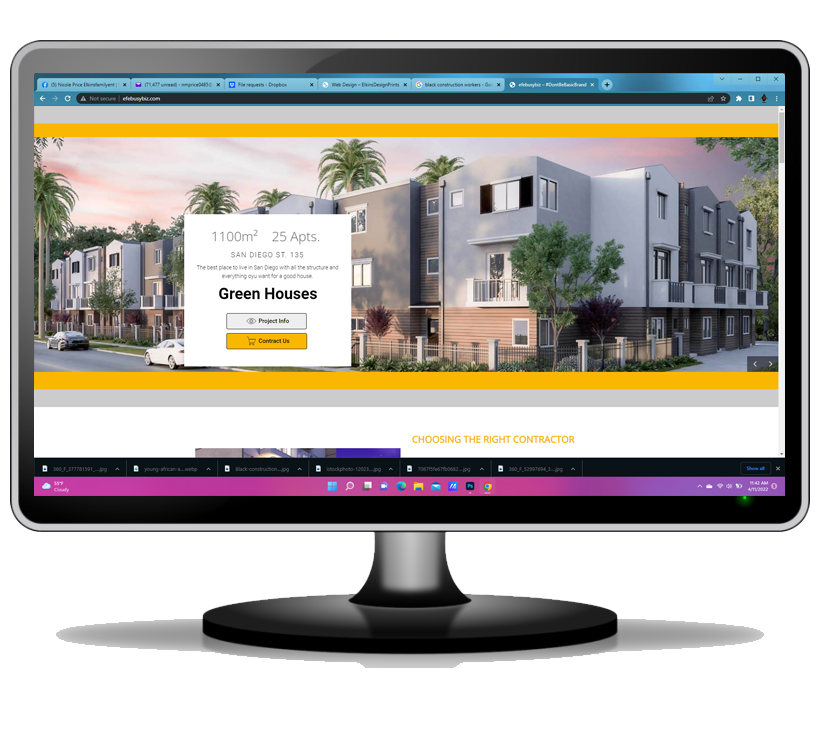 Construction Web Design Template