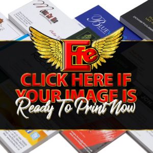 Upload Ready To Print Standard Size (3.5 in by 2.0 in) Business Cards